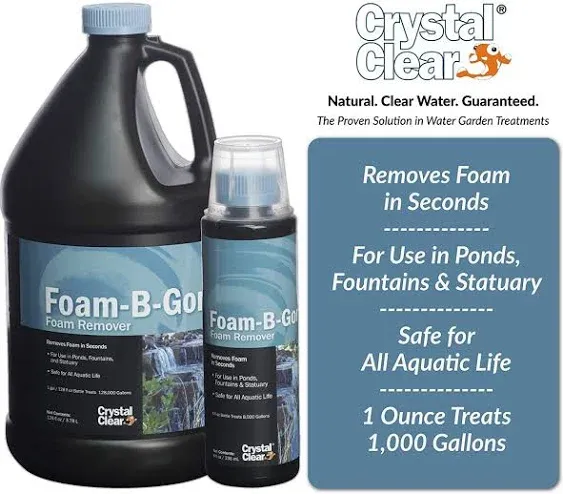 CrystalClear Foam-B-Gone - 1 Gallon