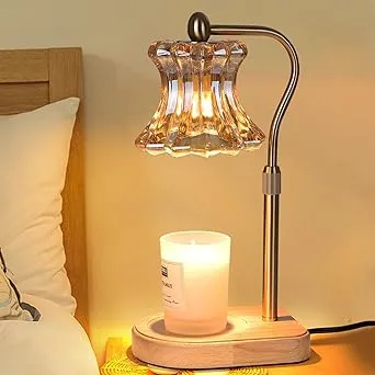 AstraMinds Candle Warmer Lamp, Electric Candle Lamp Warmer with Timer & Dimmer Height Adjustable, Fit for All Jar Candles, Home Decor CA