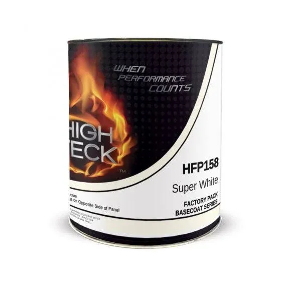 High Teck HFP150 Frost White Basecoat Urethane Auto Paint QUART GM WA8624  | eBay