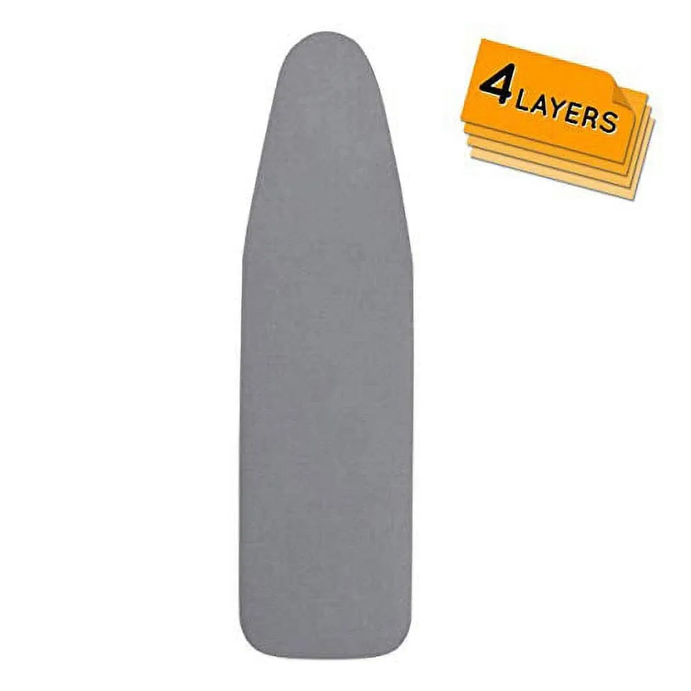 Happhom Ironing Board Cover and Pad Extra Thick Heavy Duty Padded 4 Layers ...