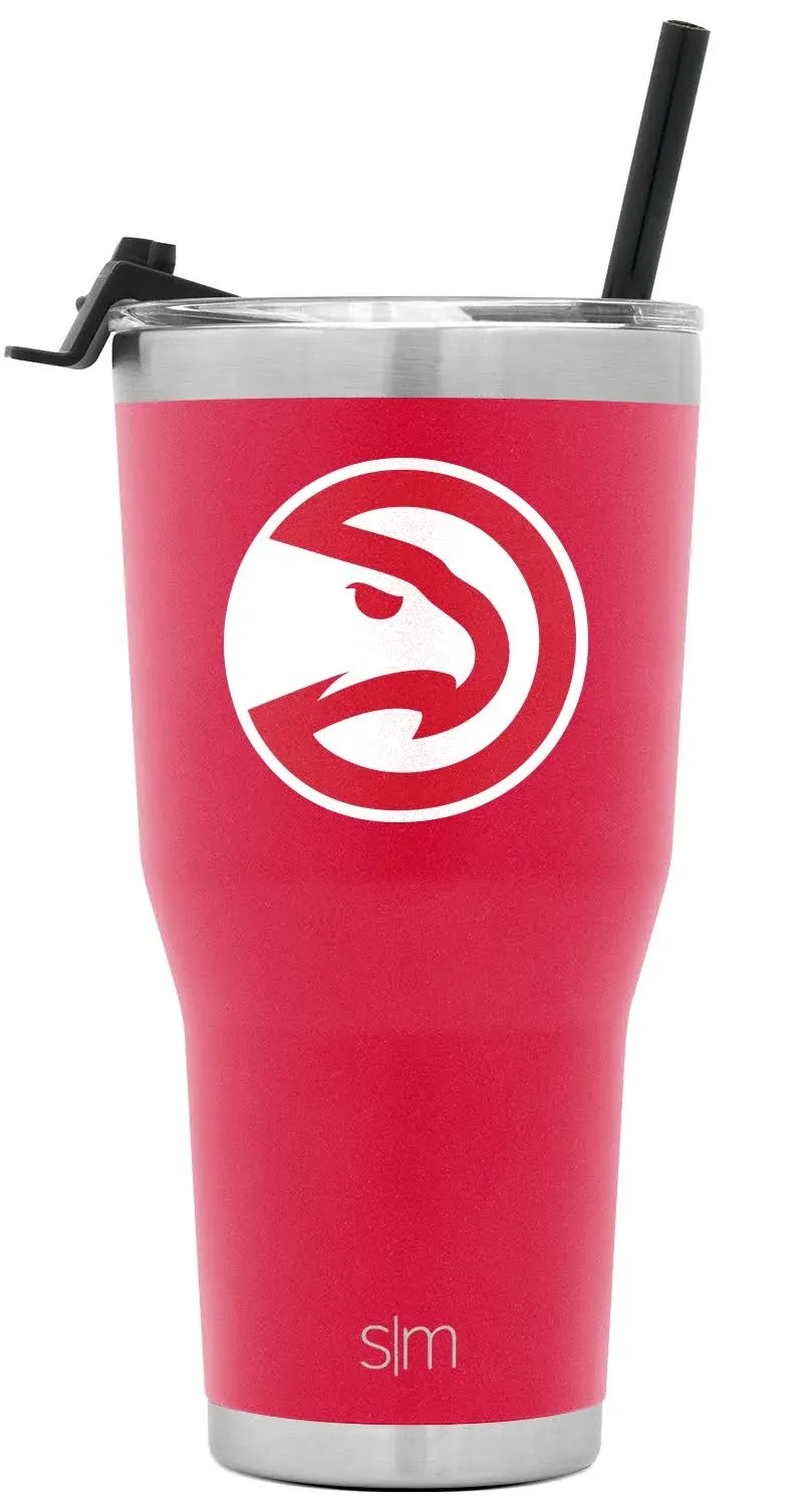 Simple Modern Officially Licensed NBA Tumbler with Flip Lid and Straw Insulated Stainless Steel Cup | Cruiser Collection | 30oz