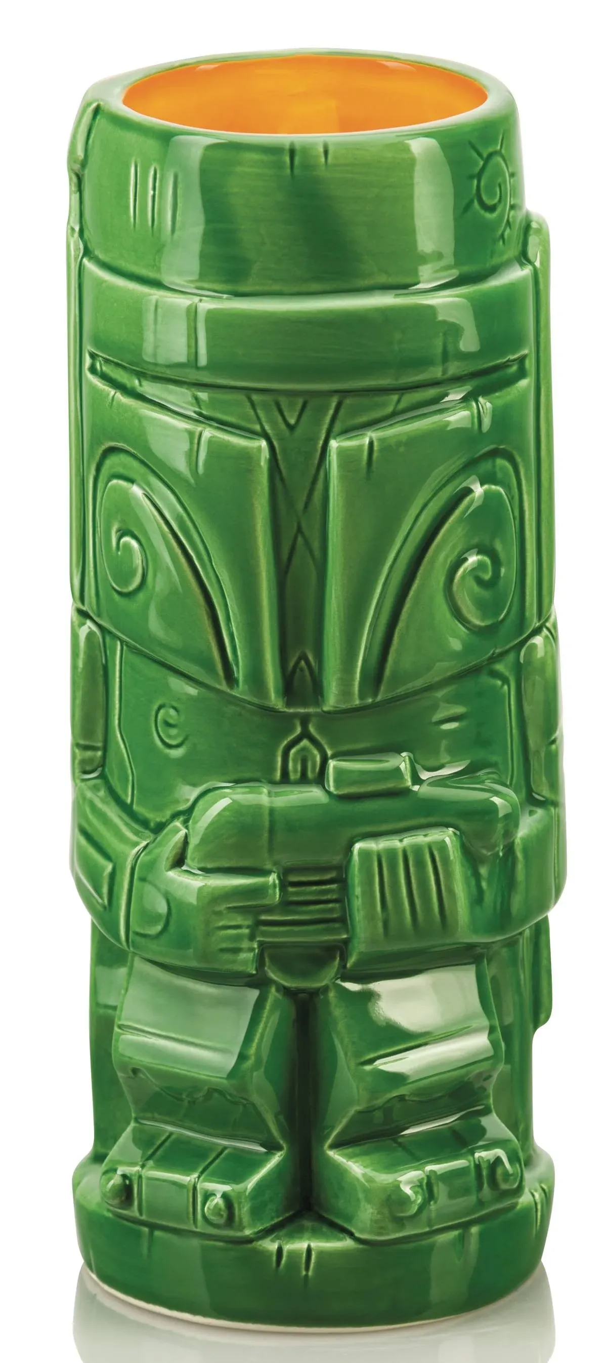 New Disney Geeki Tikis Star Wars Boba Fett Bounty Hunter Ceramic Mug 13 Ounces