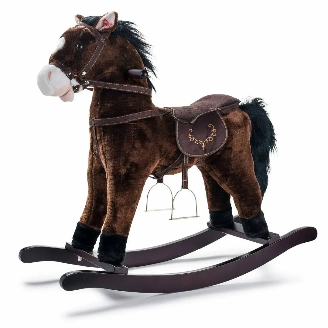 JOON Rocking Horse Pony, Dark Brown