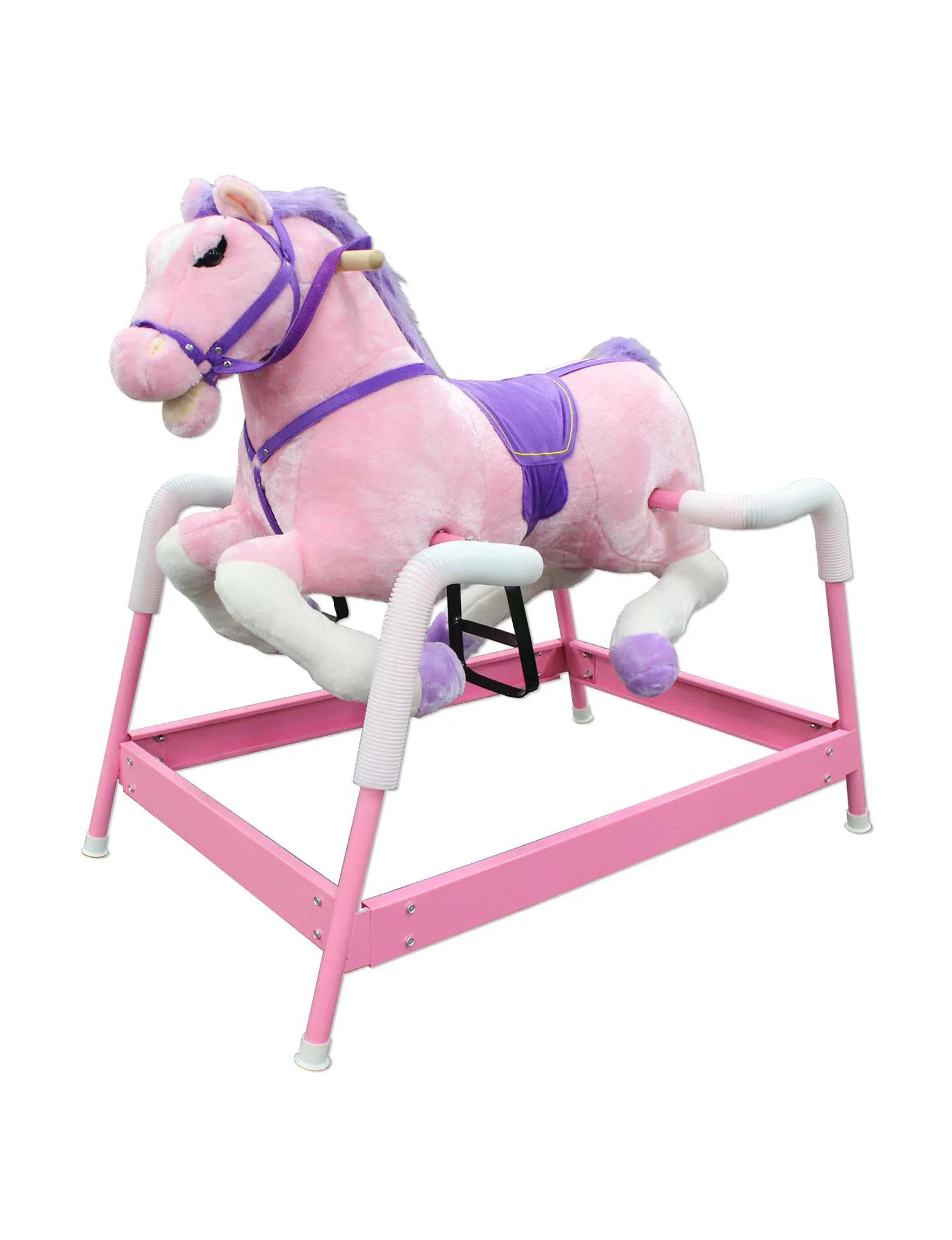 PonyLand Spring Pink Horse with Sound