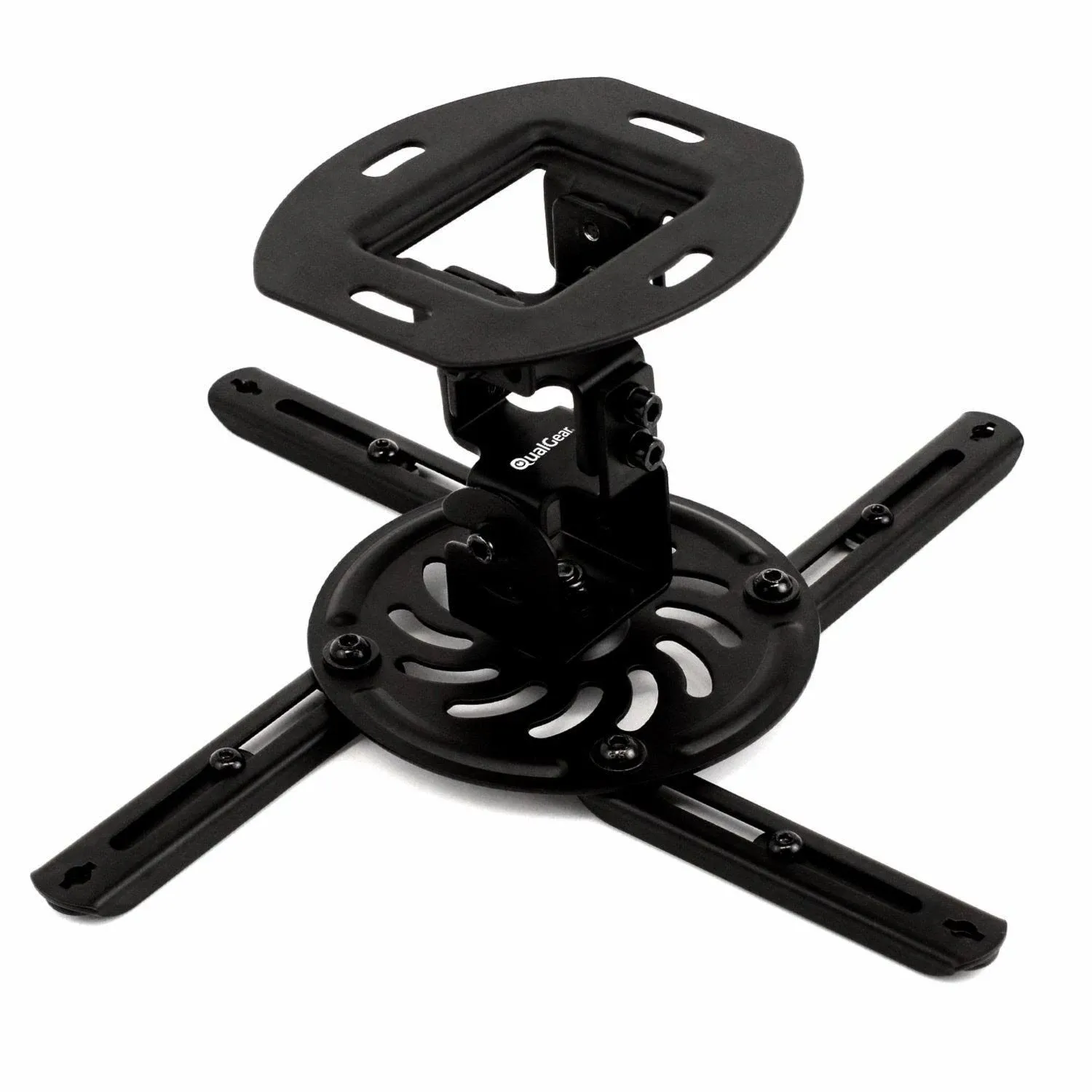 QualGear Low-Profile Projector Ceiling Mount, Black QG-PM-002-BLK-S