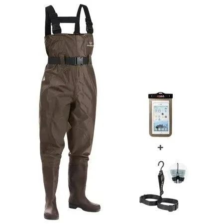  Fishing Waders for Men with Boots Womens Chest Waders Waterproof for Hunting 