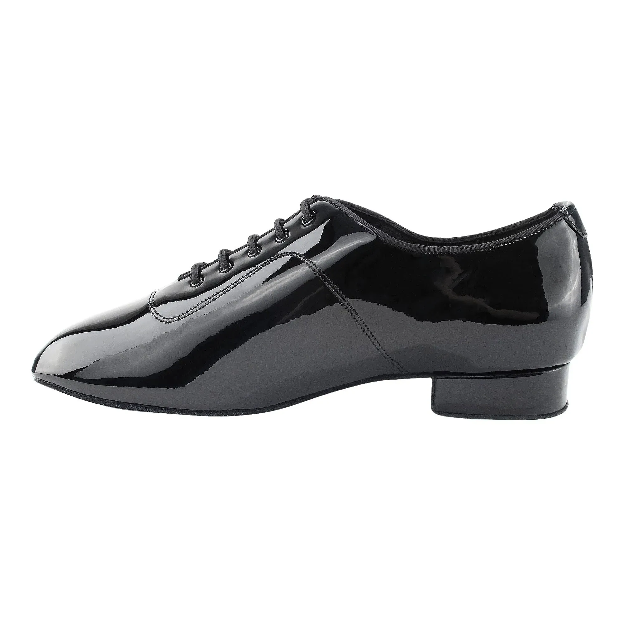 Very Fine Mens Dance Shoe Paris II V-Sheen Black Patent Leather Waltz Tango S...