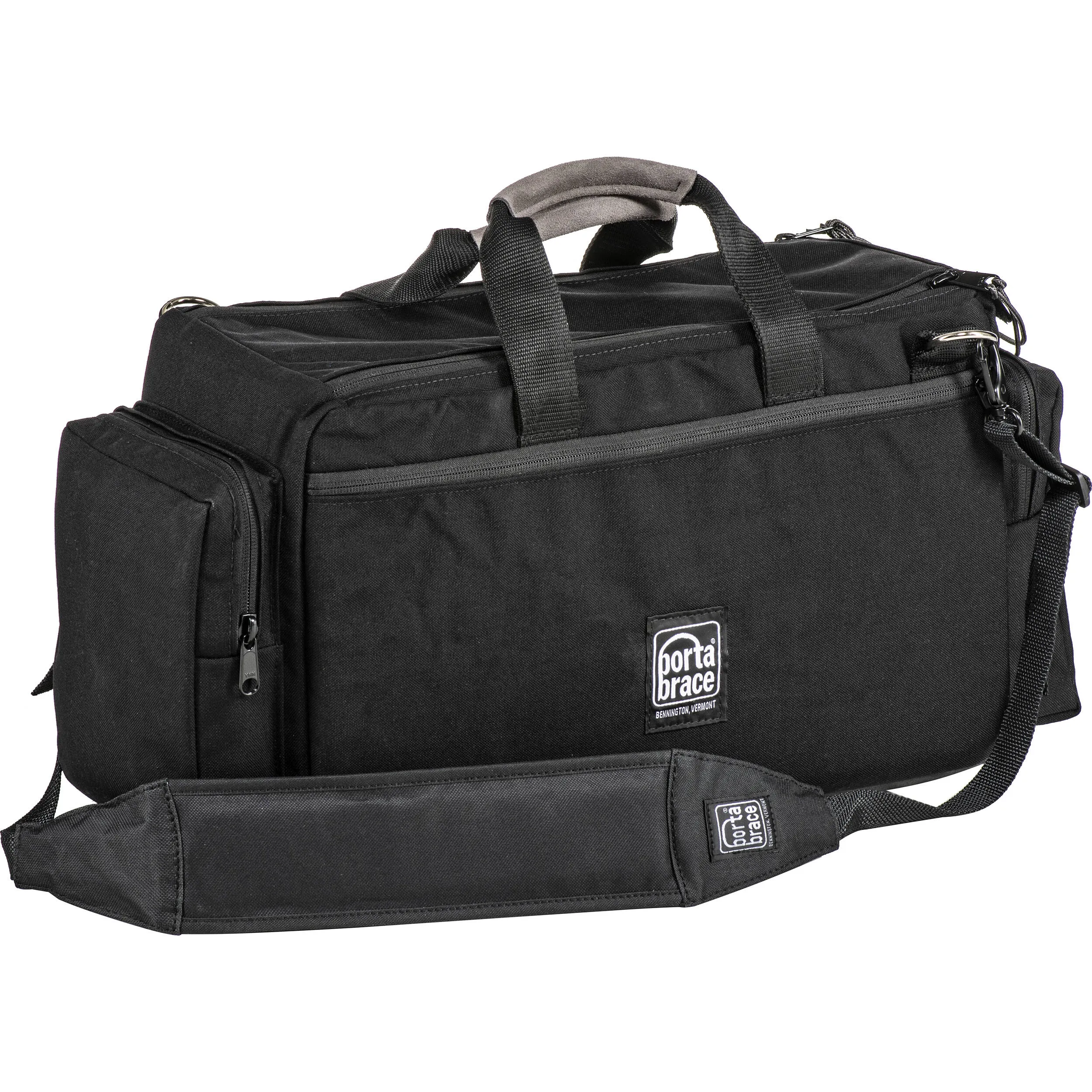 PortaBrace Semirigid Cargo-Style Camera Case (Black with Gray Accents)