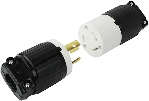 30 Amp Twist Lock Plug Connector Set