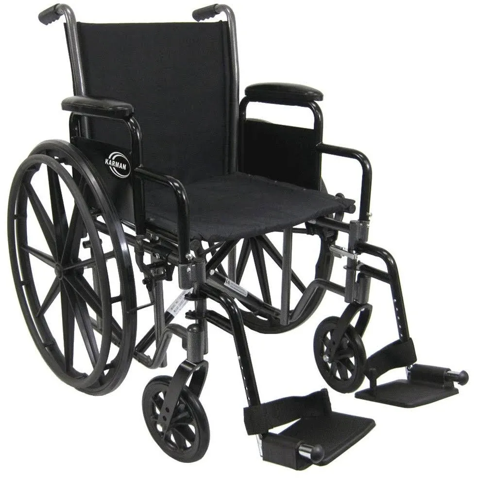 Karman LT-700T Steel Lightweight Wheelchair