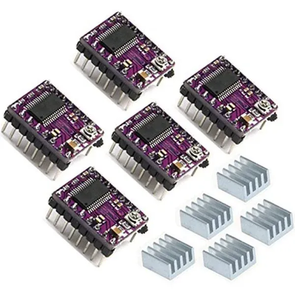 HiLetgo 5pcs DRV8825 Stepper Motor Driver Module for 3D Printer RepRap 4 RAMPS1.4 StepStick