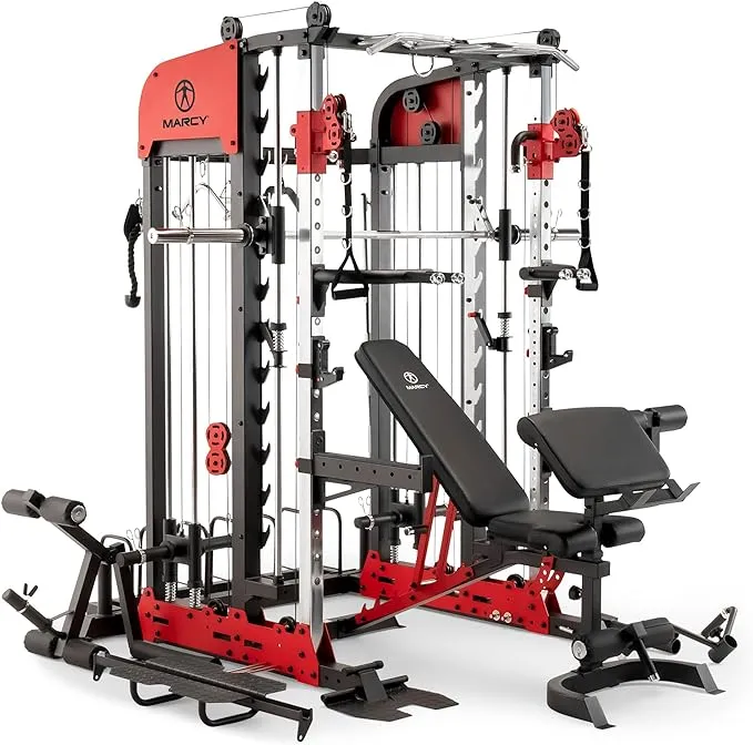 Marcy Pro Deluxe Smith Cage Home Gym System SM-7553