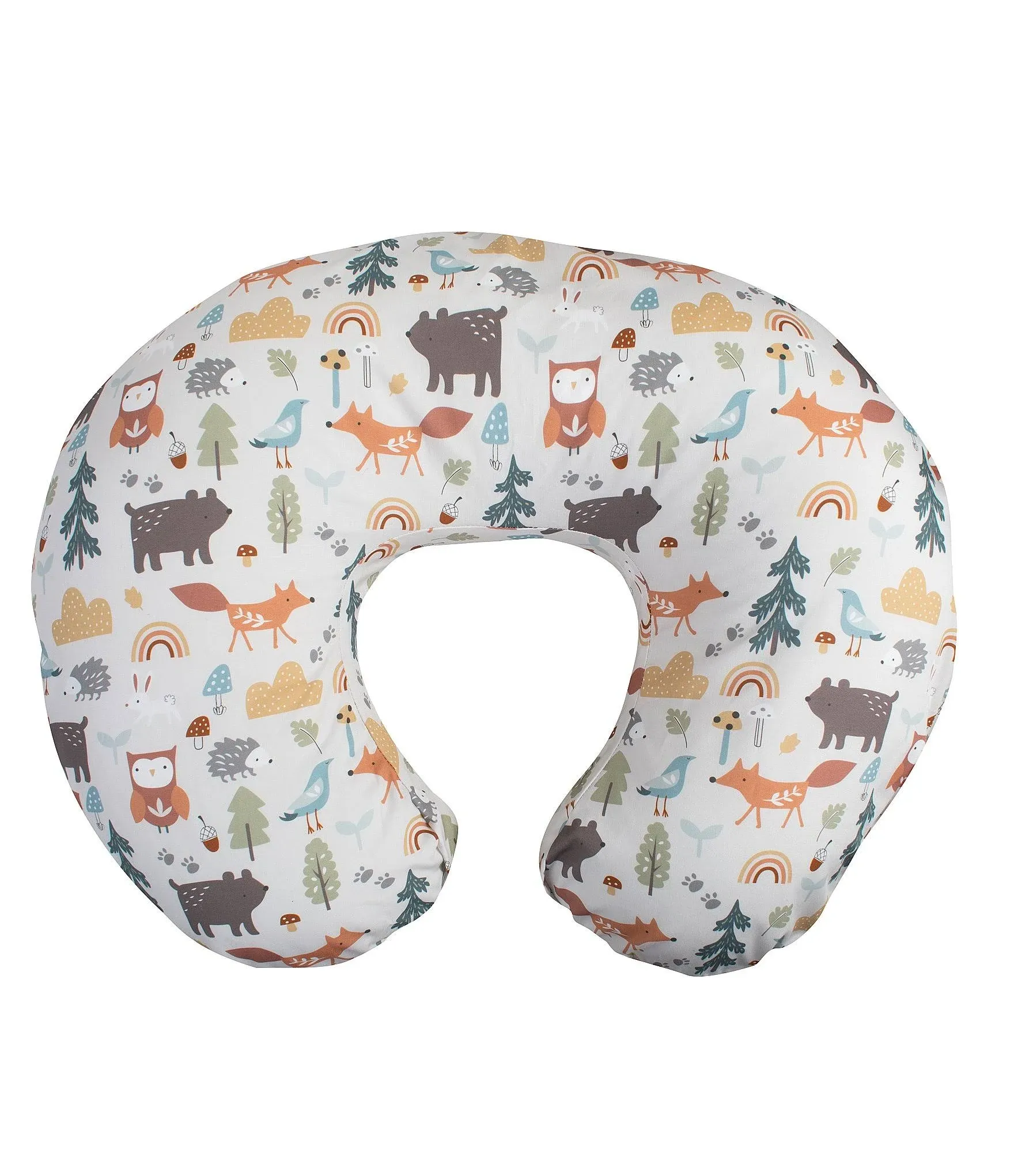 Boppy Nursing Pillow Cover, Colorful Wildlife, Cotton Blend, Fits the Original Support Boppy Pillow for Breastfeeding, Bottle Feeding, and Bonding, Cover Only, Nursing Support Pillow Sold Separately