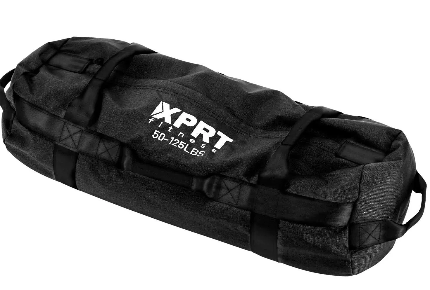 XPRT Fitness Workout Sandbag for Heavy Duty Workout Cross Training 7 Multi-positional Handles - Color Army Green/Black/Camo