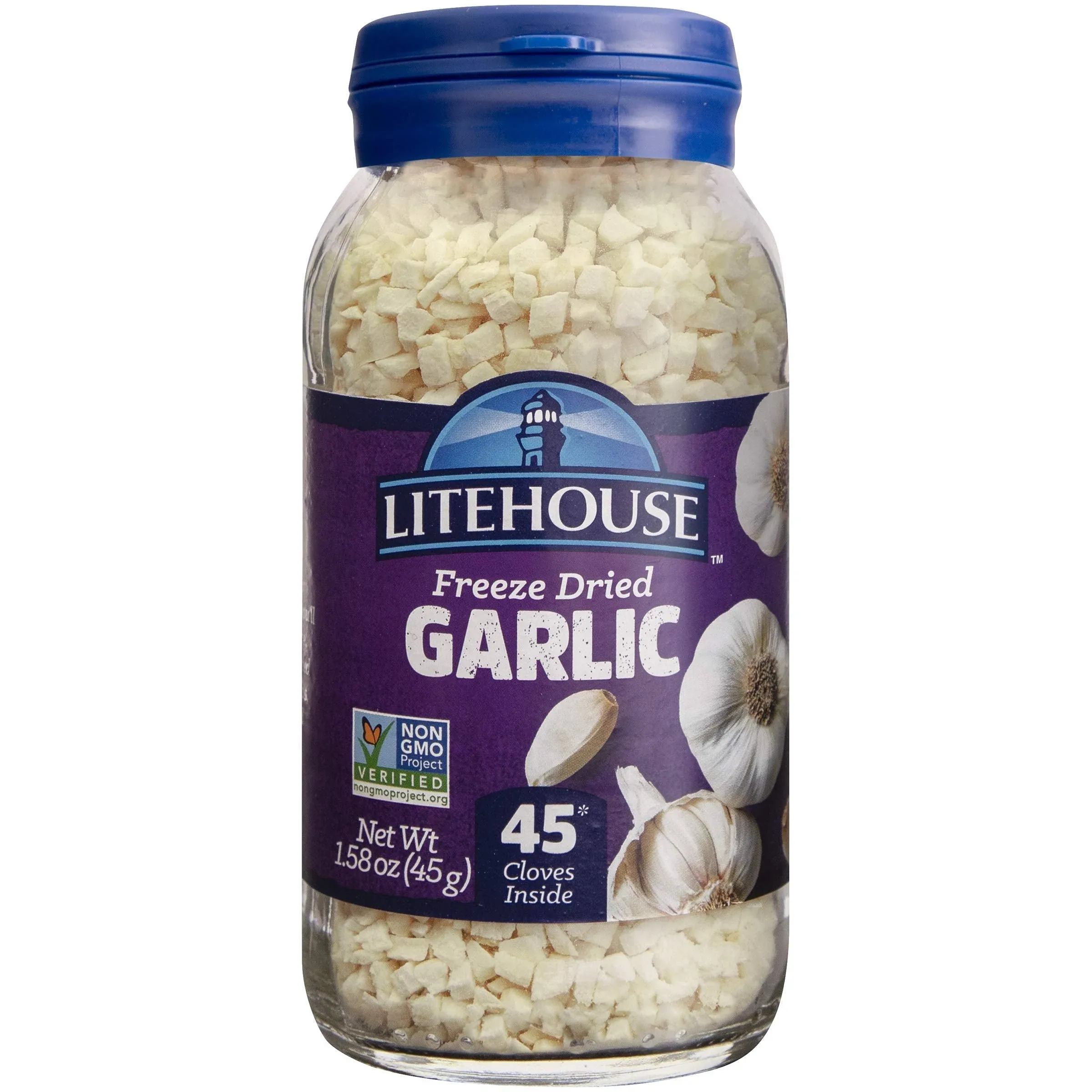 Litehouse Freeze Dried Garlic,45 Grams (Pack of 6)