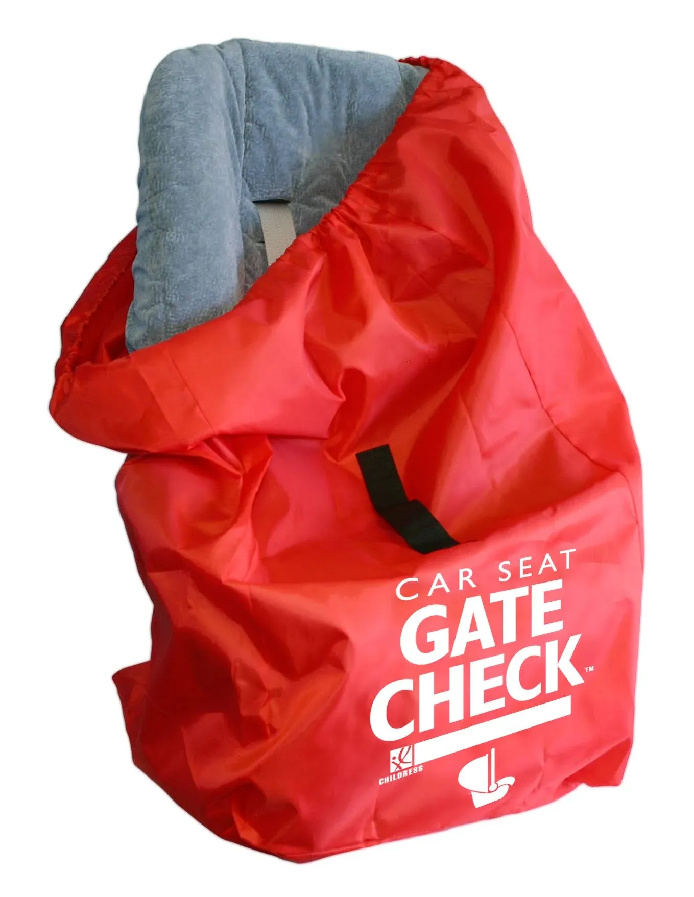 J. L. Childress Gate Check Air Travel Bag for Car Seats, Red