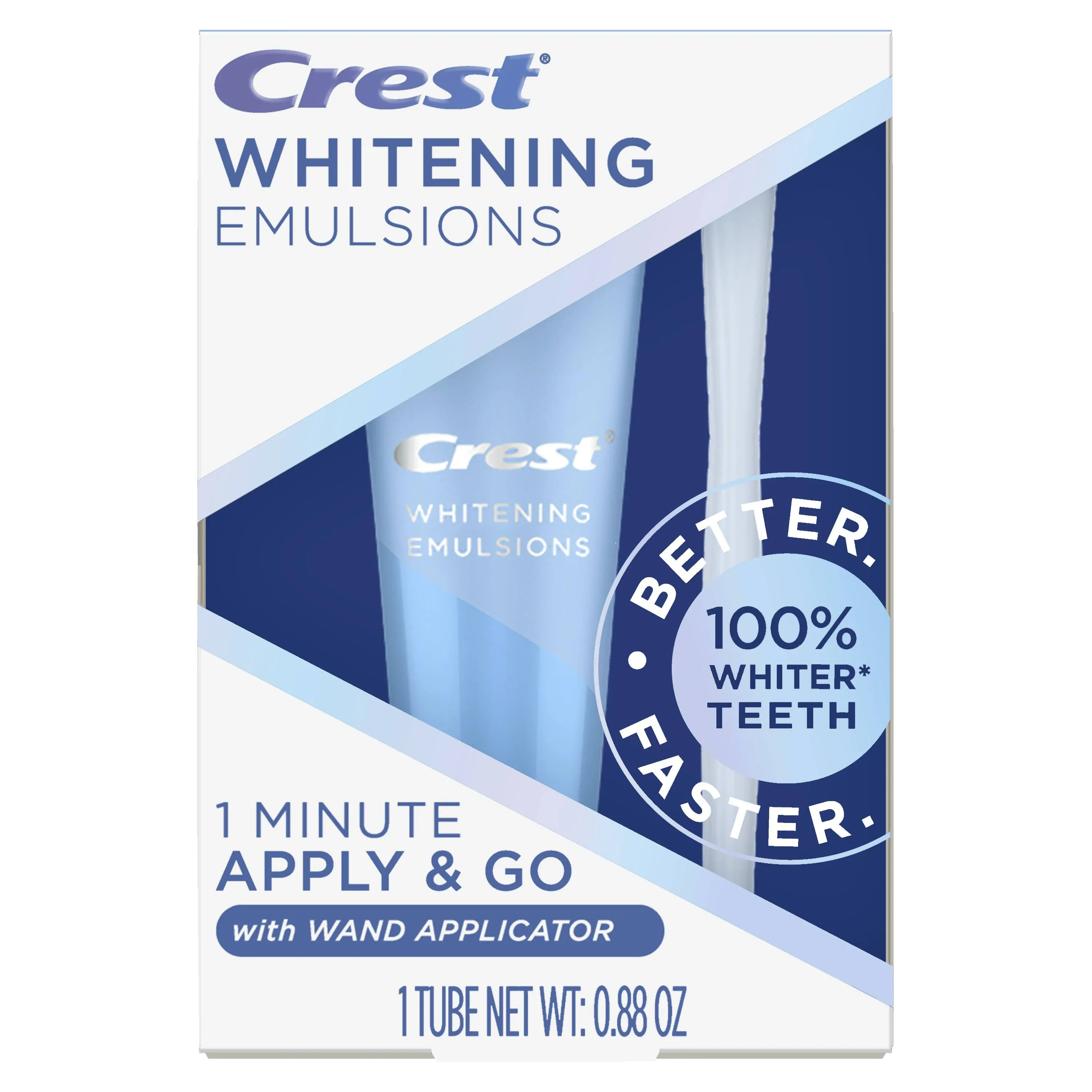 Crest Whitening Emulsions Leave-on Teeth Whitening Gel Kit with LED Accelerator Light