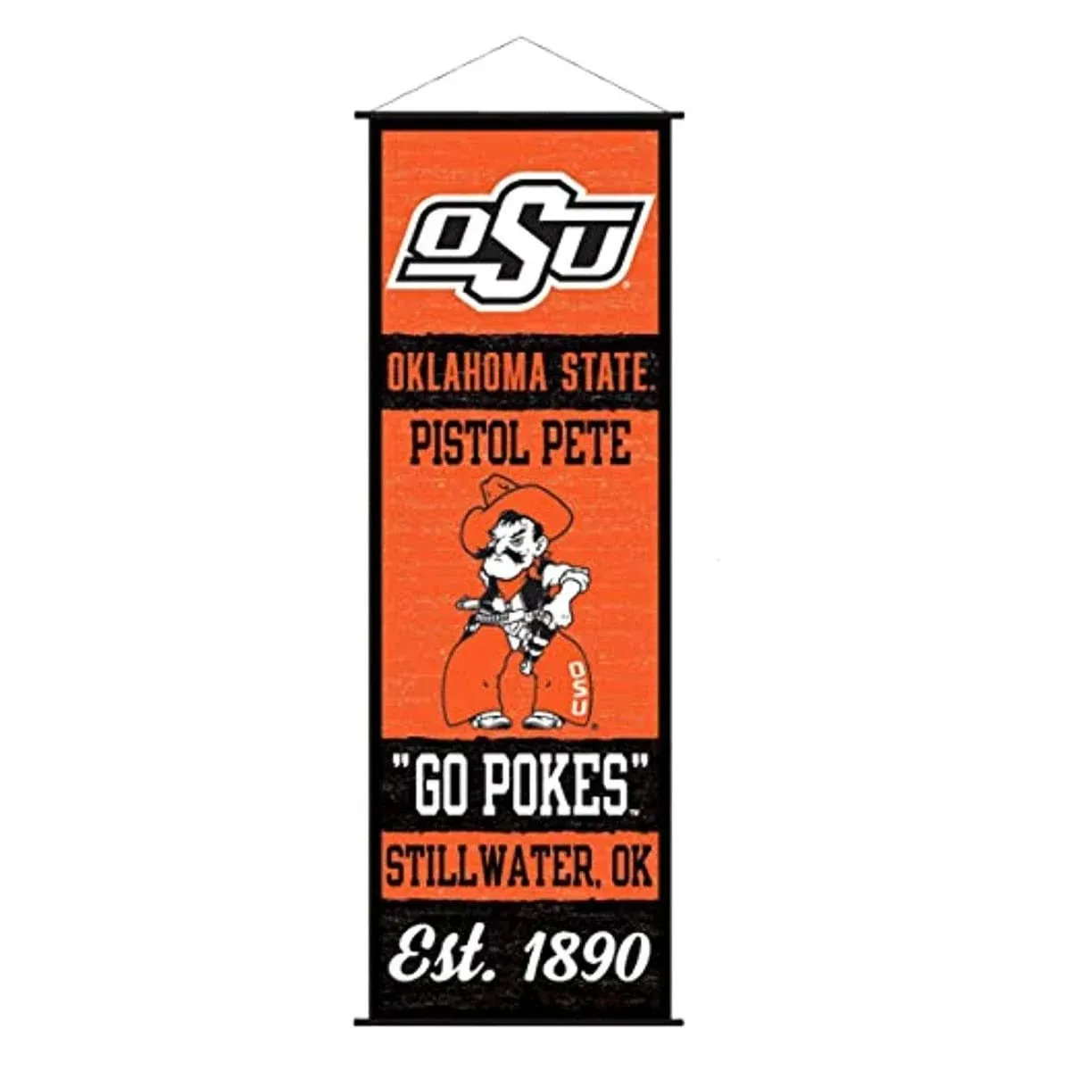 Oklahoma State University Cowboys Room Banner Poster Art Canvas