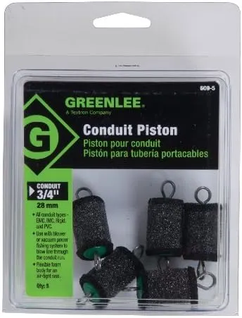 Greenlee 609-5 Piston For 3/4 Conduit, by Greenlee