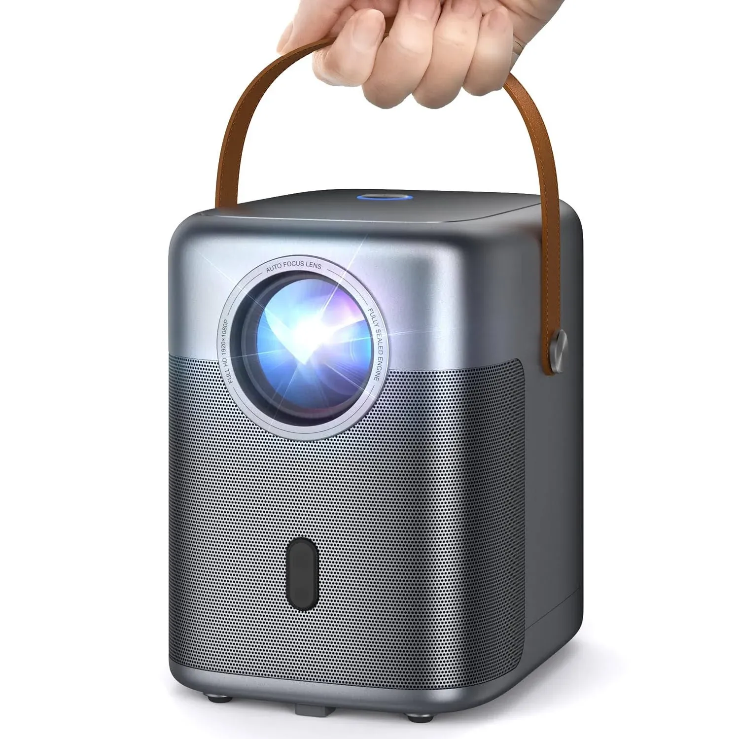 [Auto Focus & Keystone |Quiet] Portable Mini Projector with WiFi 6 and Bluetooth ...