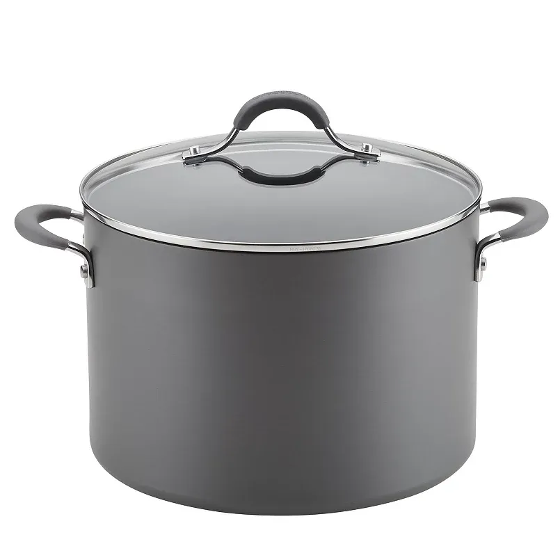 Circulon Radiance 10-qt. Hard-Anodized Nonstick Wide Stockpot