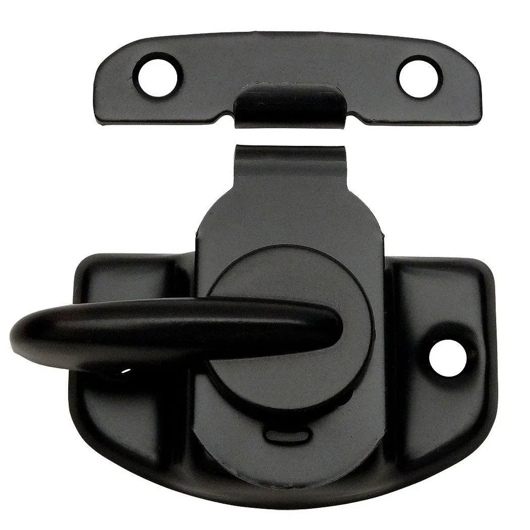 *10 Pack* Designers Impressions Flat Black Cam-Action Window Sash Lock: 53638