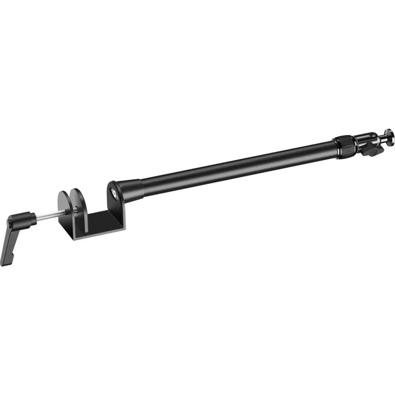 Elgato Master Mount S - Premium Desk Clamp with Pole extendable up to 54cm/21in and 1/4 inch Thread to Mount Lights, Cameras, and Microphones, perfect for Streaming, Videoconferencing, and Studios