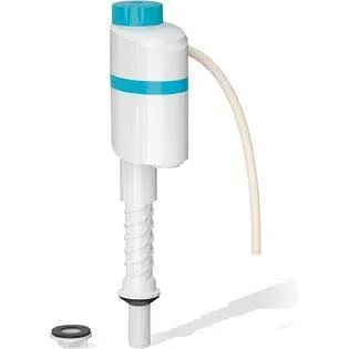 SAMODRA Silent Toilet Fill Valve Adjustable Water Level, High Performance Toilet Flush Valve Replacement Kit Anti-Siphon Water-Saving, Installs in Minutes