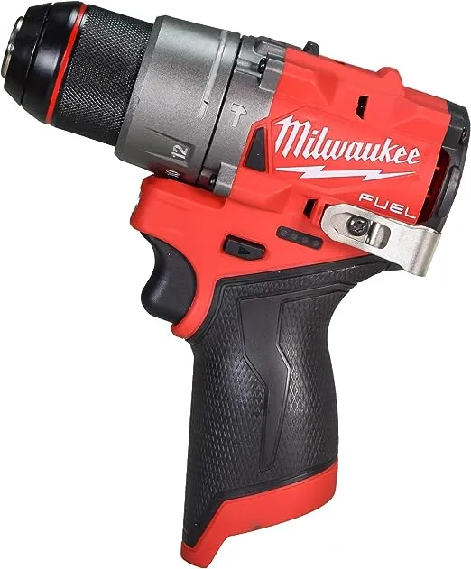 M12 FUEL 12V Lithium-Ion Brushless Cordless 1/2 in. Hammer Drill Kit with 4.0 Ah and 2.0 Ah Battery and Soft Case