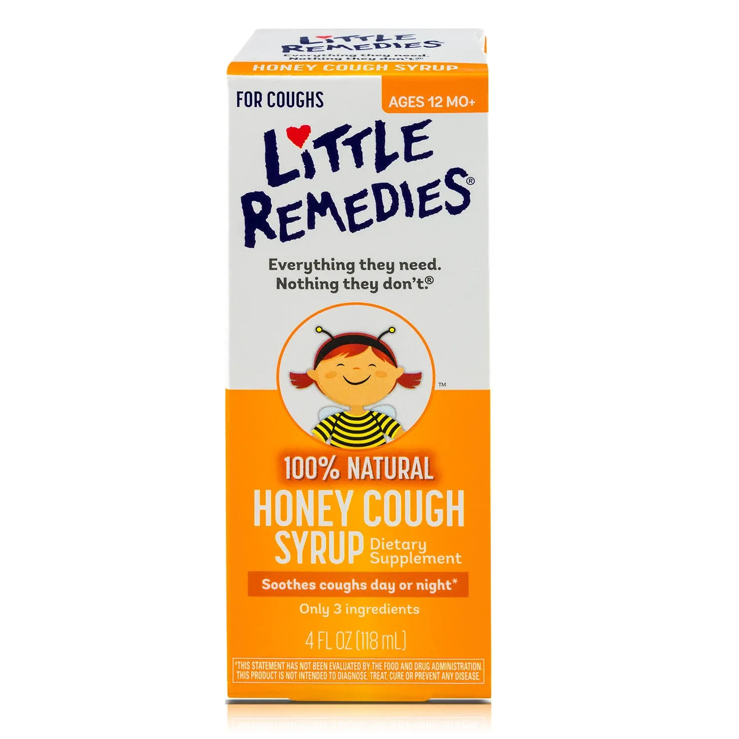 Little Remedies Cough Syrup, Honey - 4 fl oz