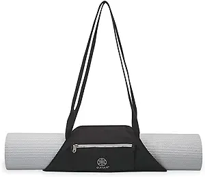 Gaiam On-The-Go Yoga Mat Carrier Granite Storm