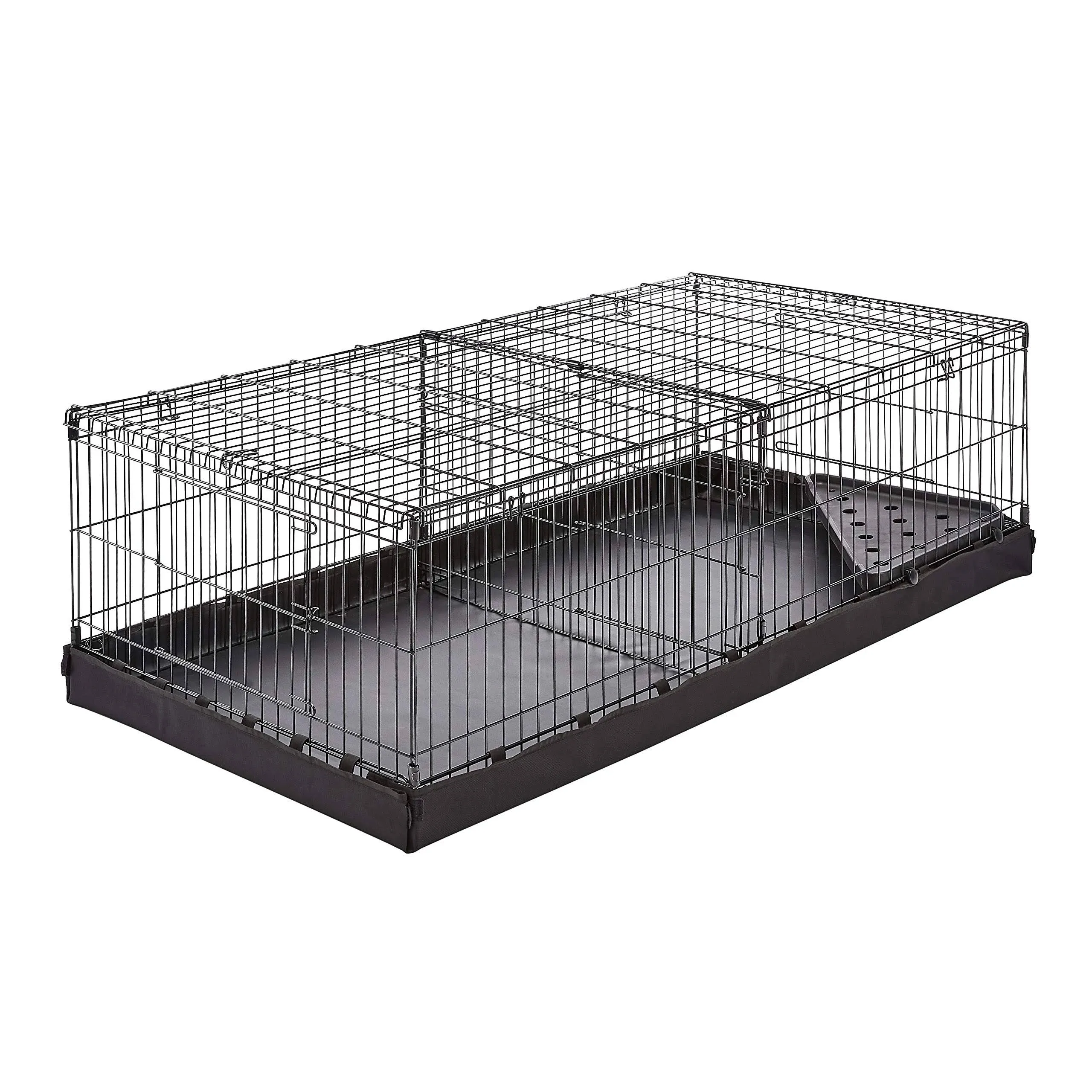 Amazon Basics AmazonBasics Canvas Bottom Pet Cage with Divider Set