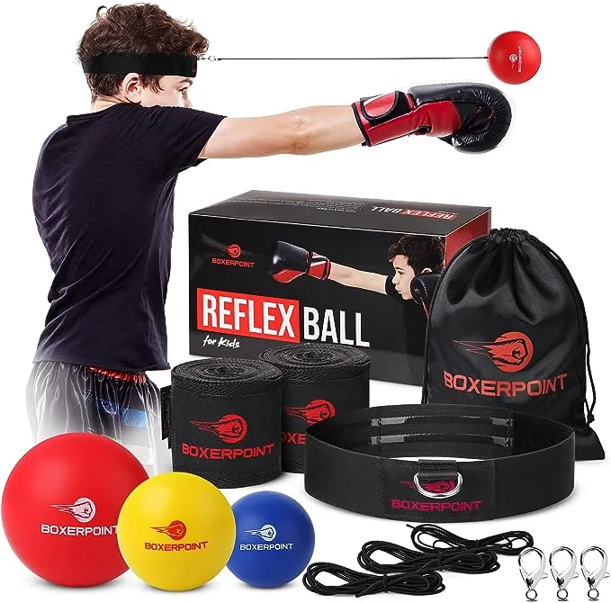 Boxerpoint Kids Boxing Reflex Ball Headband