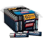 Rayovac AAA Batteries, Triple A Battery Alkaline, 60 Count