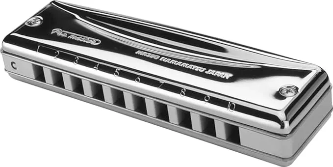 Suzuki MR-350 Promaster Deluxe 10-Hole Diatonic Harmonica, 6-Piece Set