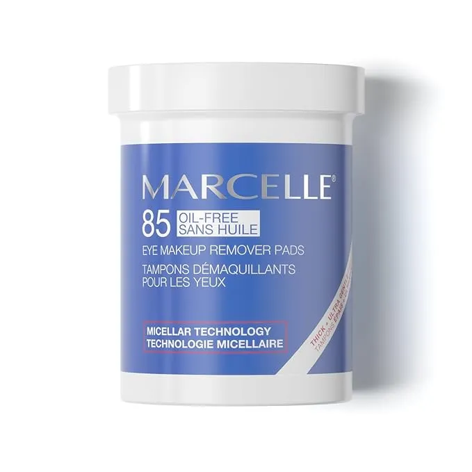 Marcelle Oil-Free Eye Makeup Remover Pads, 85 Pads