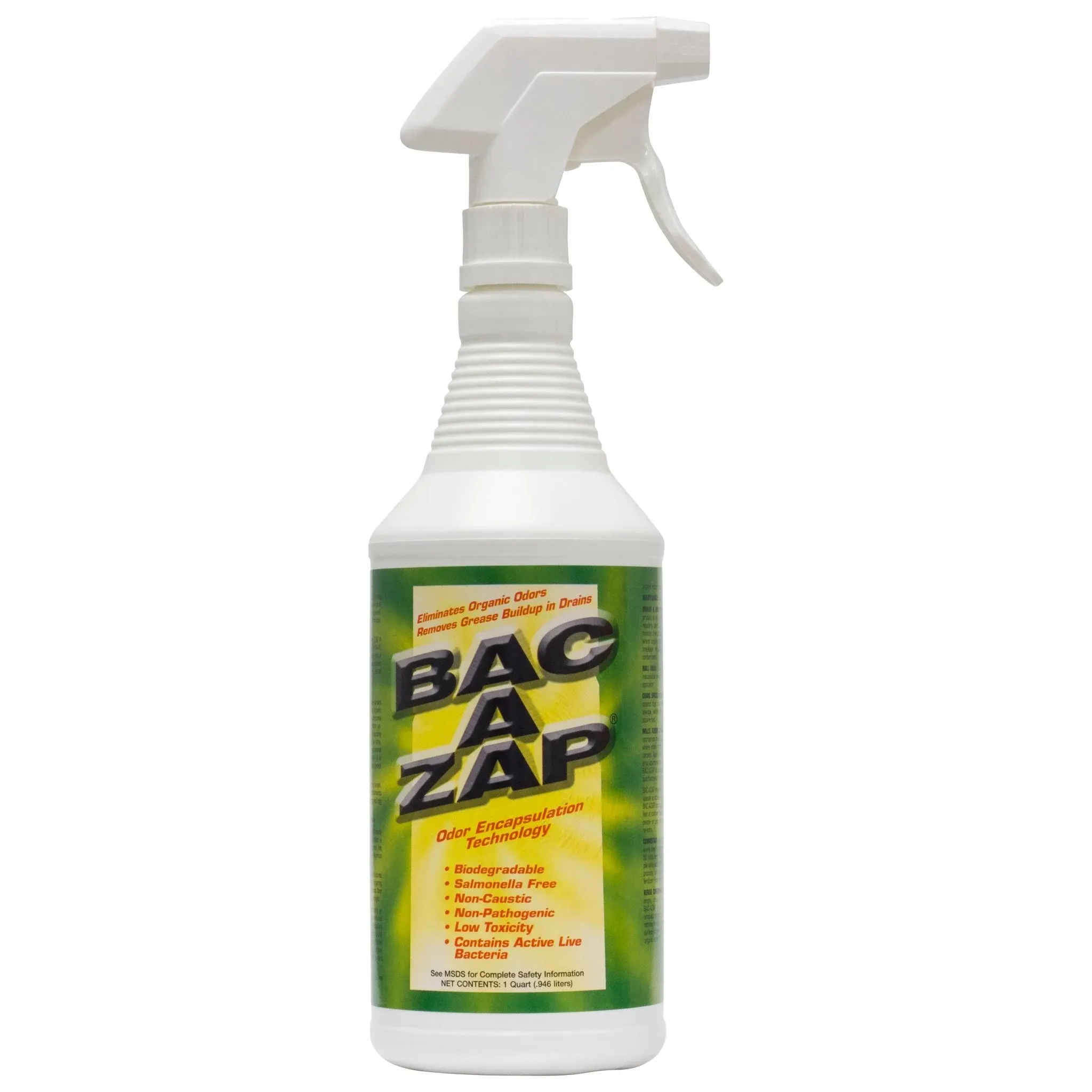 Nisus Bac-A-Zap Odor Eliminator - 1 qt bottle