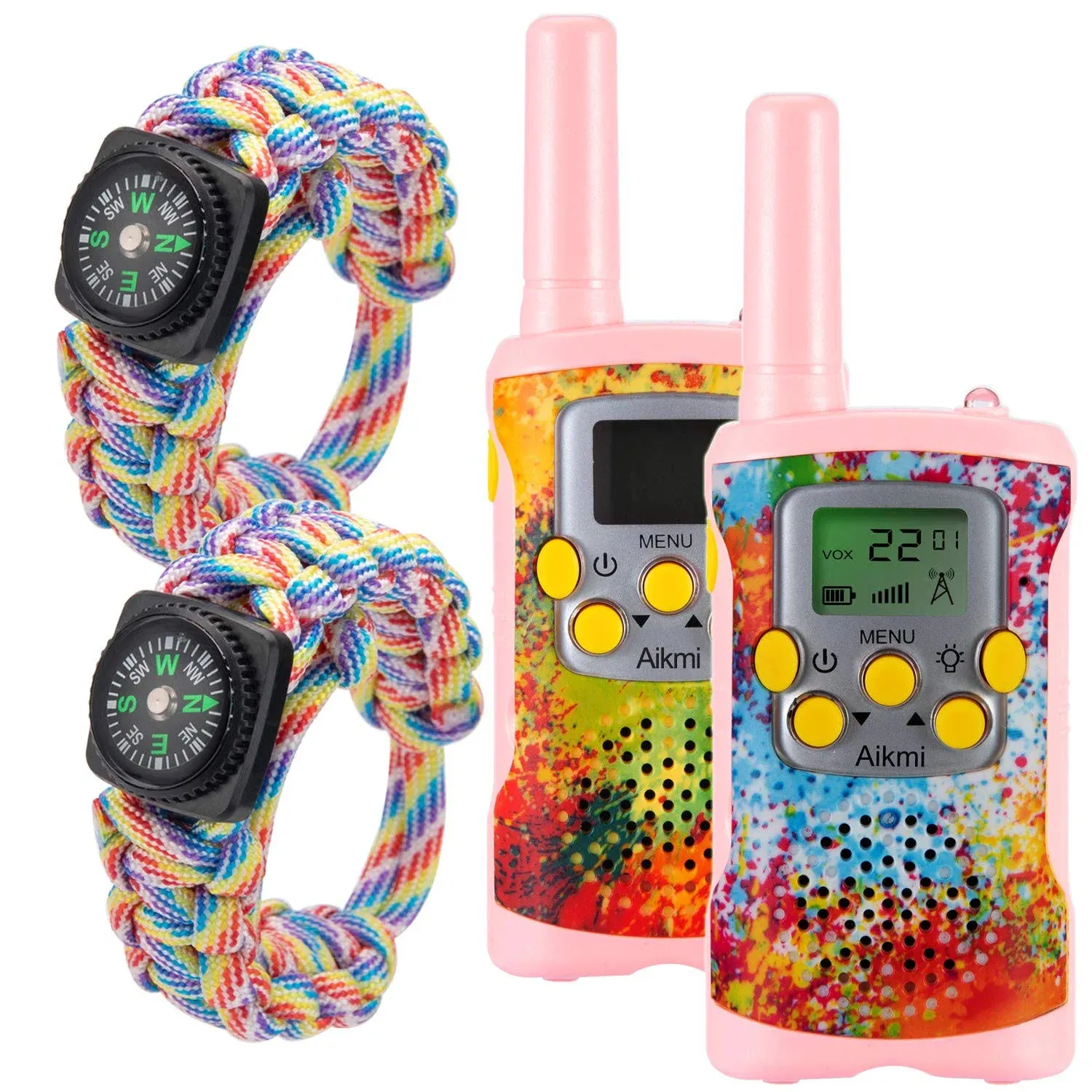 Kids Walkie Talkies Girls Toys - Gift for Children Over 4 Years Old 22 Channels