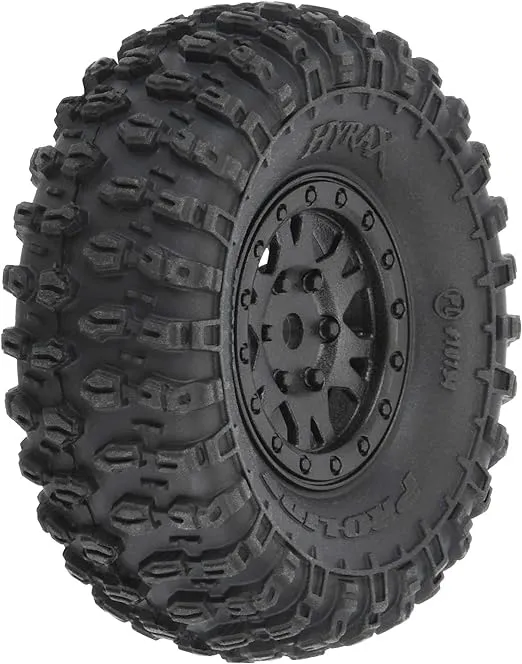 Pro-line Racing 1/24 Hyrax F/R 1.0 TRS Mountd 7mm Blk Impulse 4 PRO1019410 RC Tire