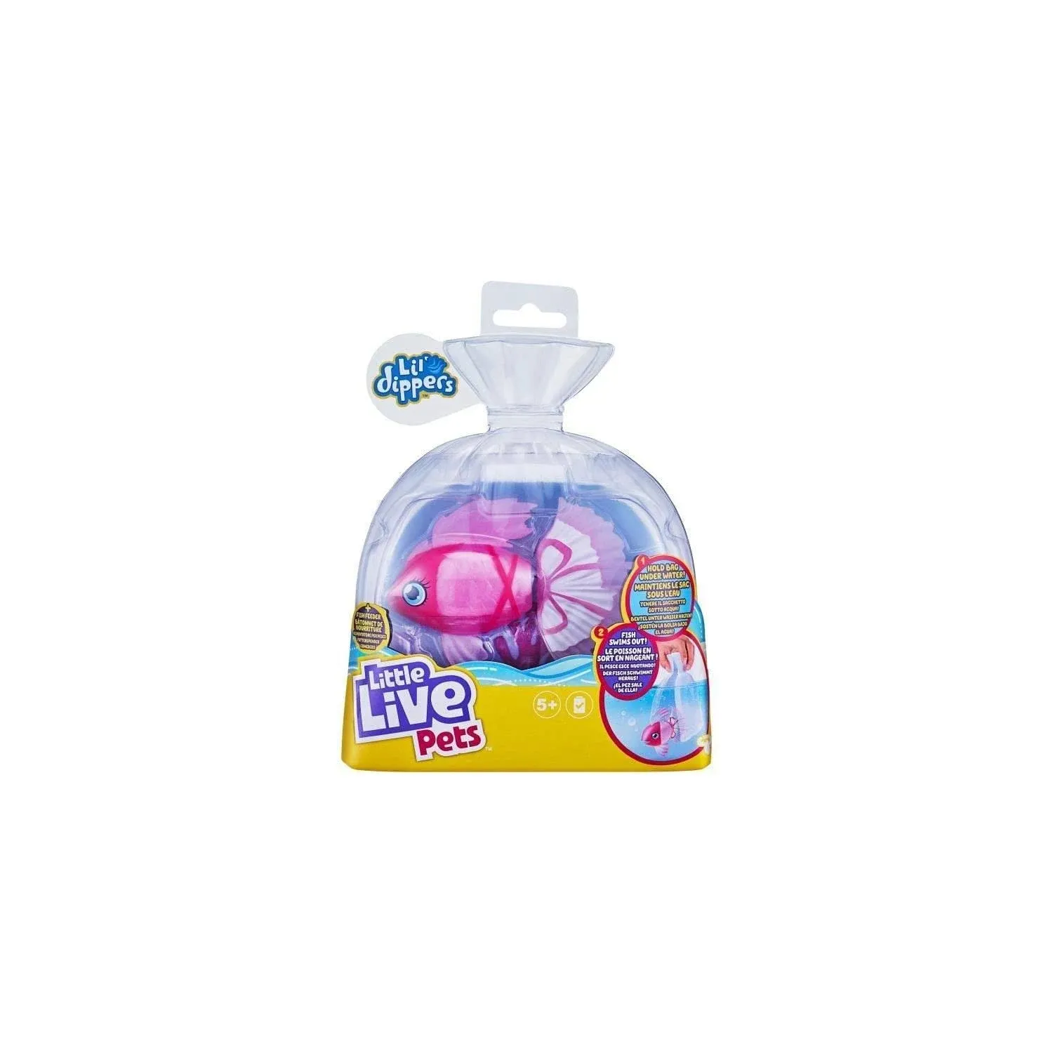 Little Live Pets Lil Dippers S1 Single Pack Toy Fish, Interactive, Animated ...