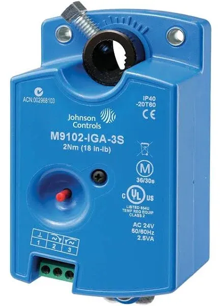 Johnson Controls M9102-AGA-3S Electric Non-Spring Return Floating [New]