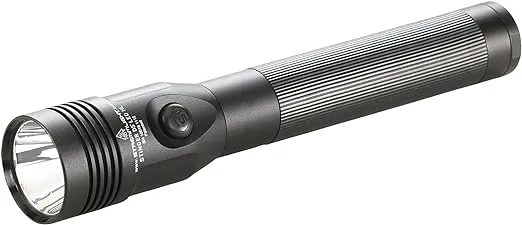 Streamlight 75454 Stinger DS 800-Lumen LED High Lumen Rechargeable Flashlight with 120-Volt AC/12-Volt DC Charger and 2-Holders, Black