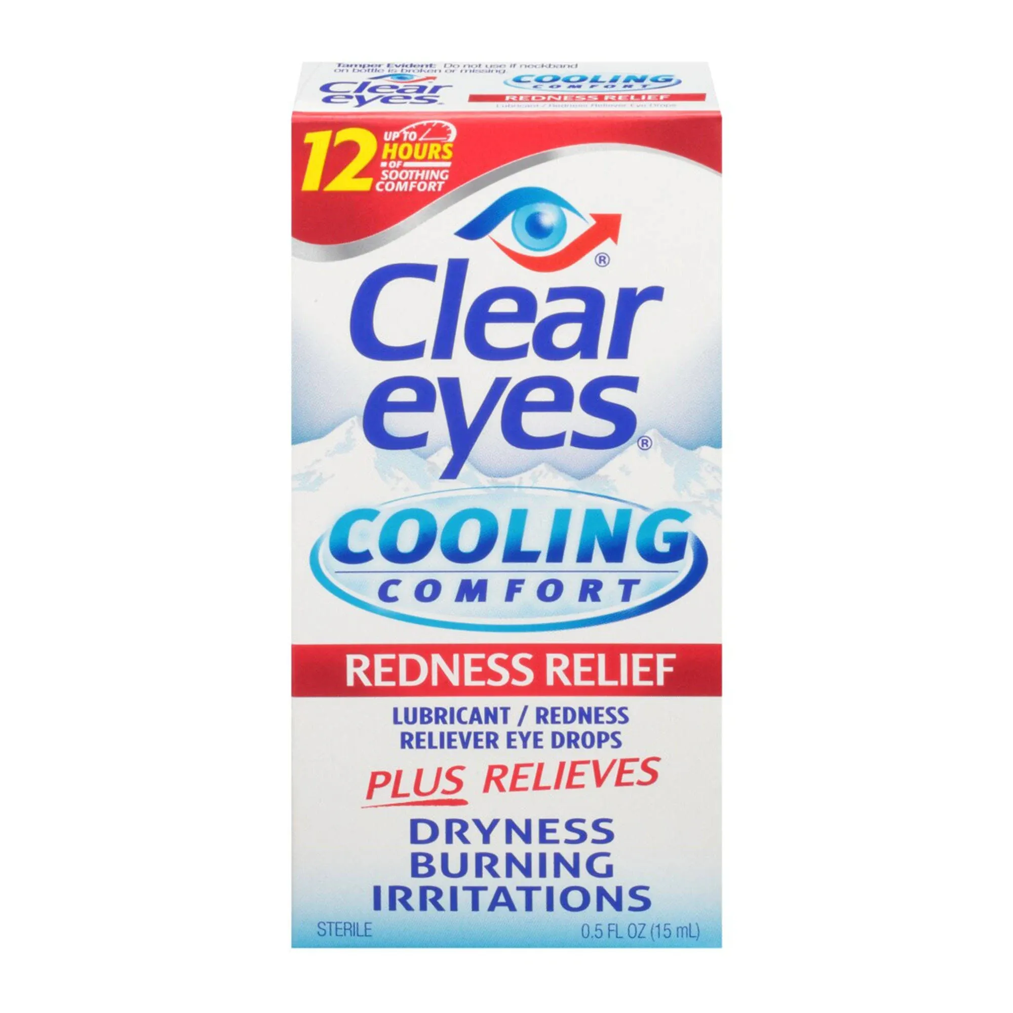 Clear Eyes Cooling Comfort Relief Eye Drops, 0.5 Fl Oz.