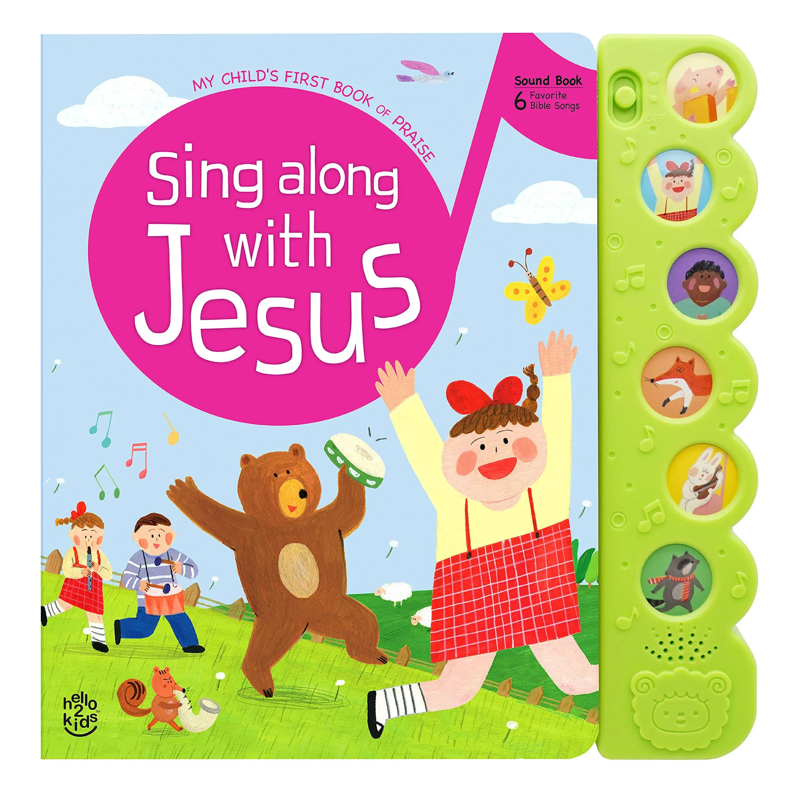 Hello 2 Kids Sing Along with Jesus - Early Bird Christian Sound Book Musical Toy ...