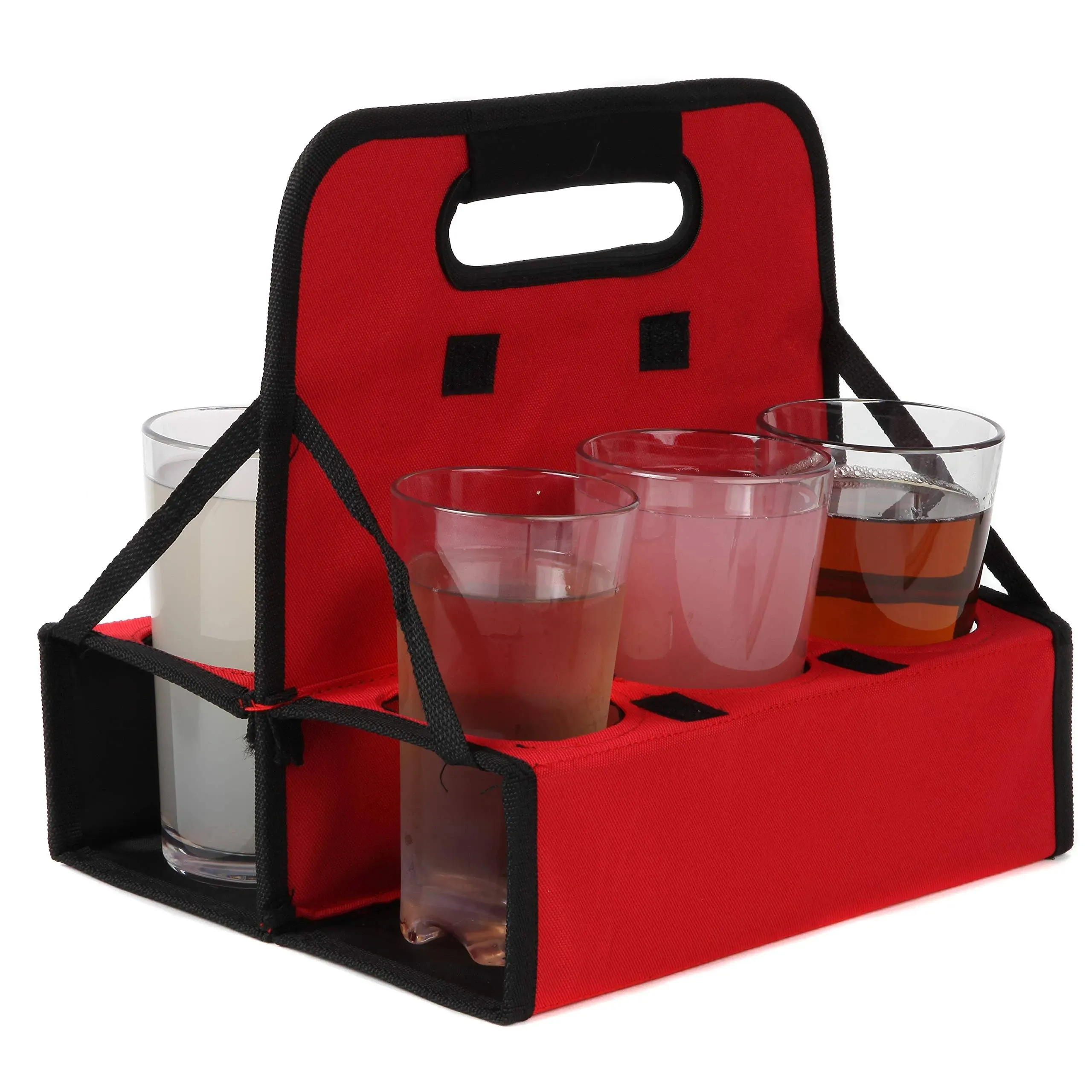 - MSR4518 Reusable Cup Carrier | Holds 6 Cups or Cans | Sturdy Frame &amp; Solid Bas