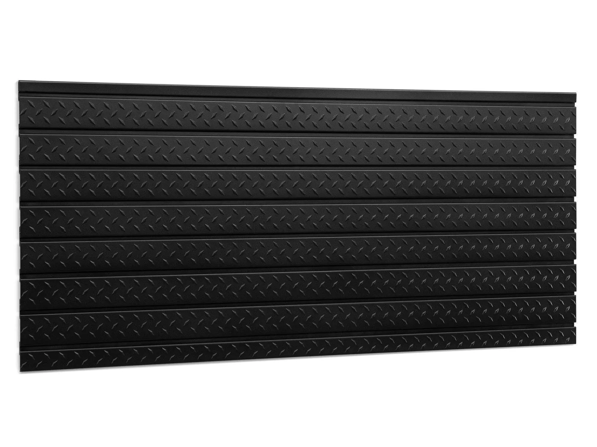 NewAge Products Pro Series 56-in x 24.5-in Black Diamond Plate Slatwall ...