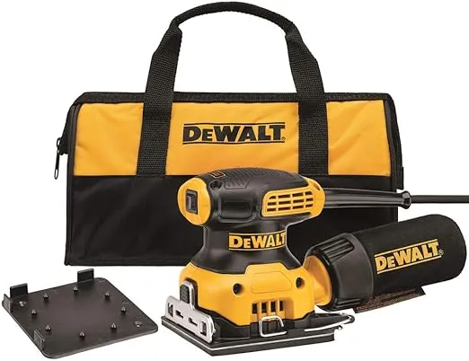 Dewalt Sander Kit, 1/4 Sheet Palm Grip DWE6411K