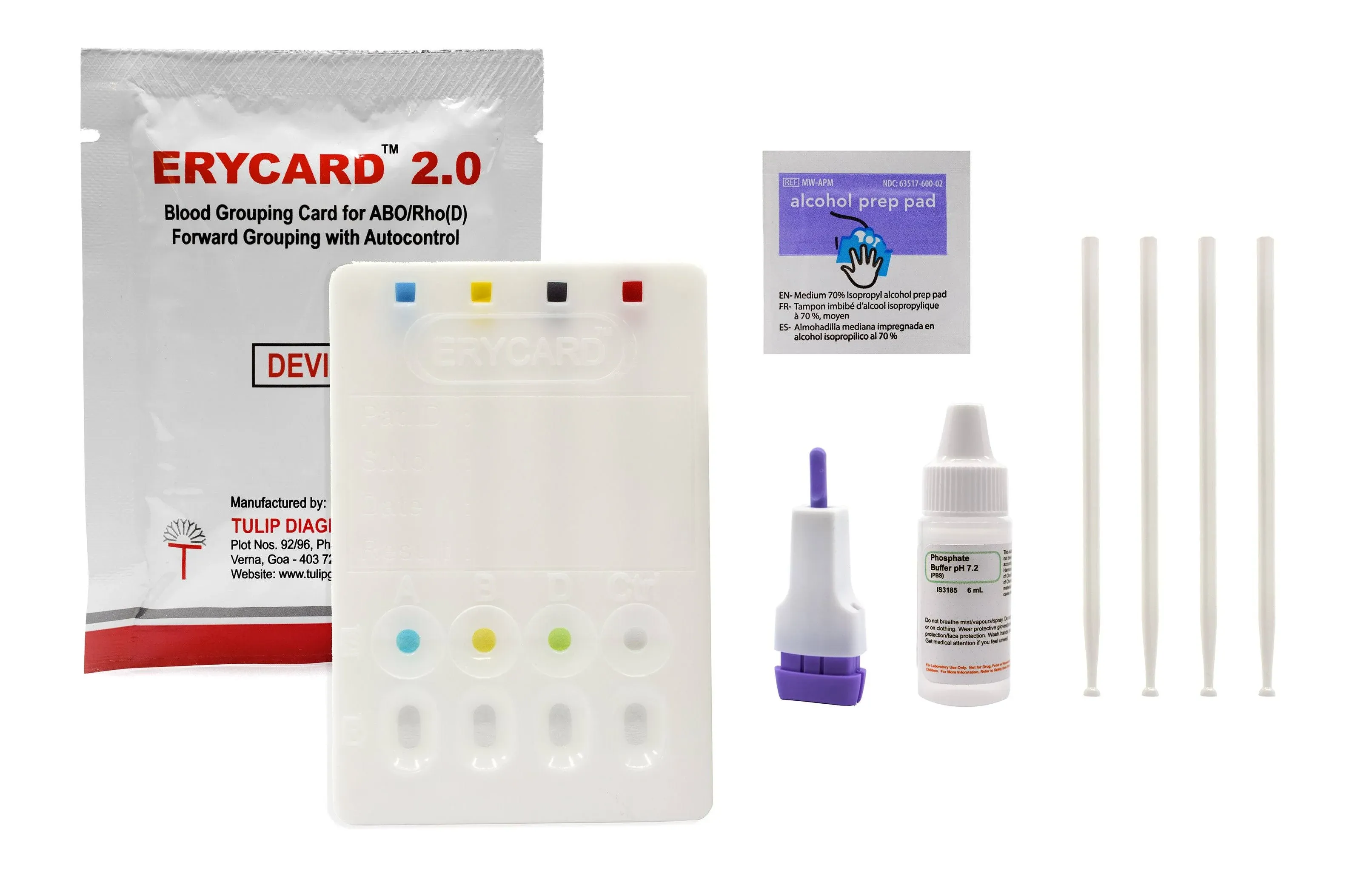 Aldon: Erycard ABO/Rh Blood Typing | Geyer Instructional