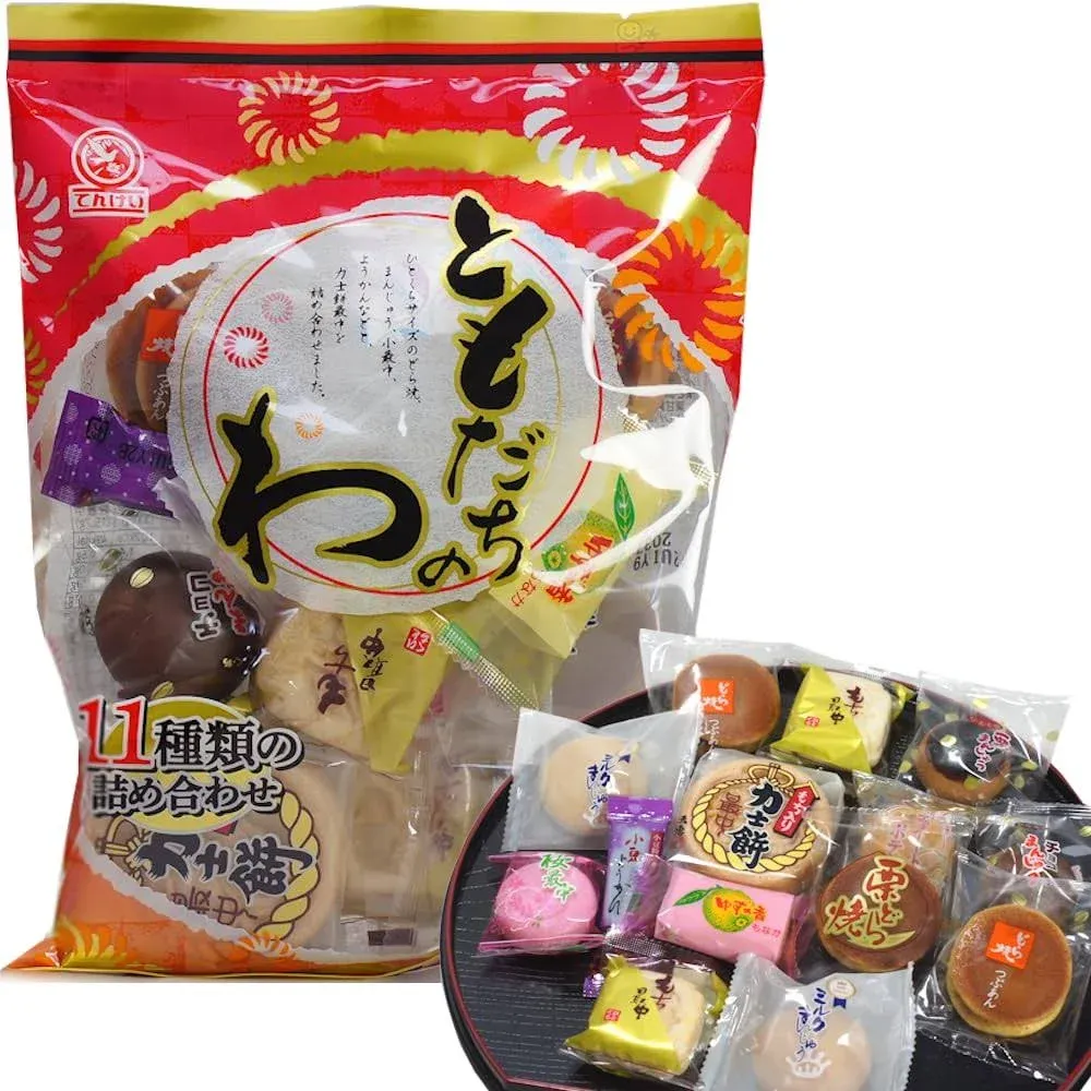 Tomodachi no wa Mix Manju Yokan Dorayaki Baked Red Bean Cake Mochi Assorted 11 kinds set Japanese sweets Wagashi