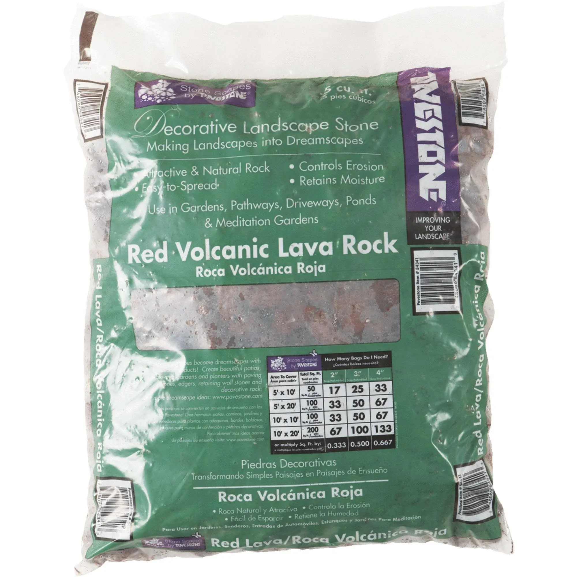 Pavestone Red Lava Rock 54341